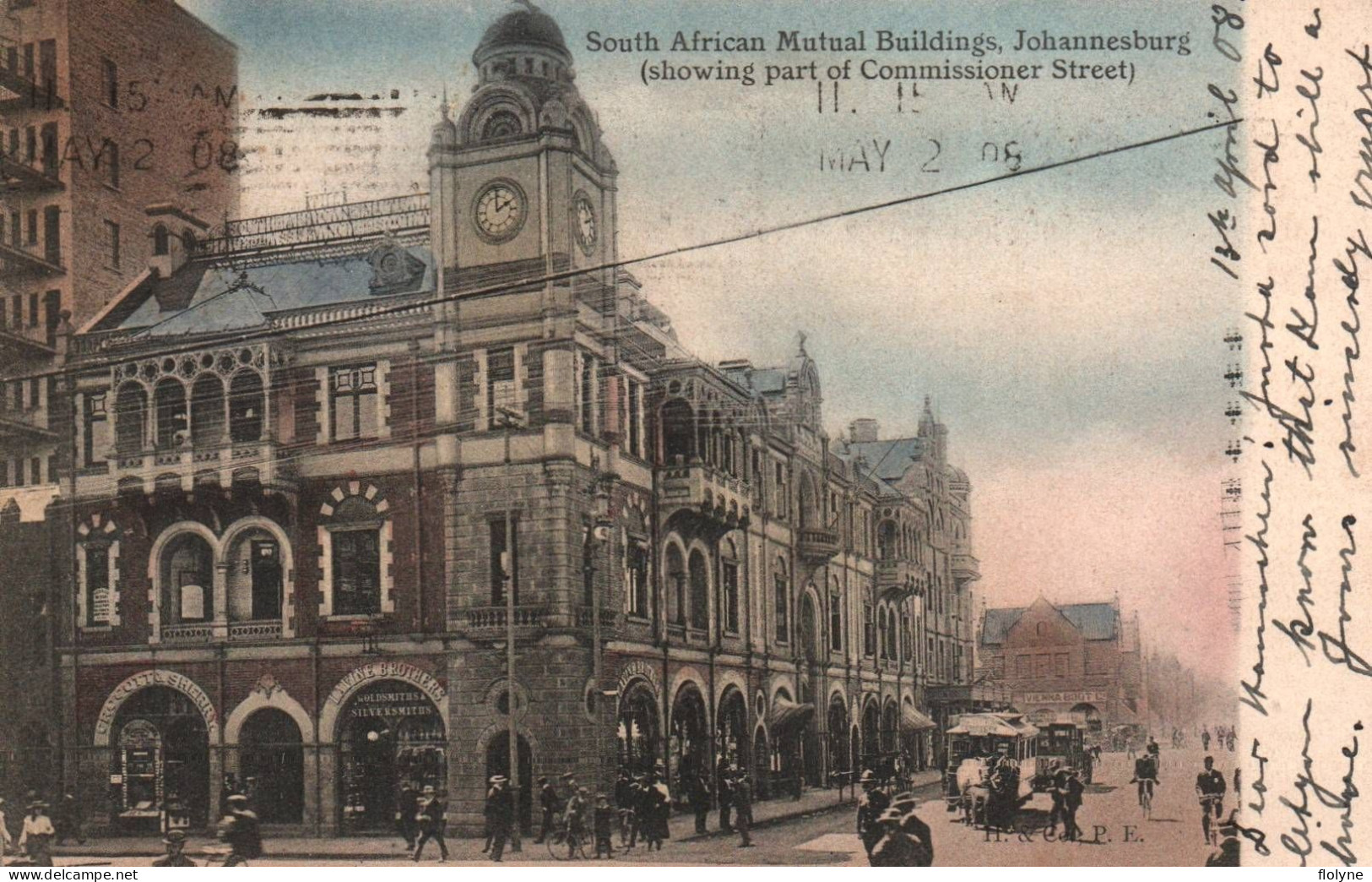 Johannesburg - South African Mutual Buildings - Showing Part Commissioner Street - Afrique Du Sud South Africa Transvaal - Sudáfrica