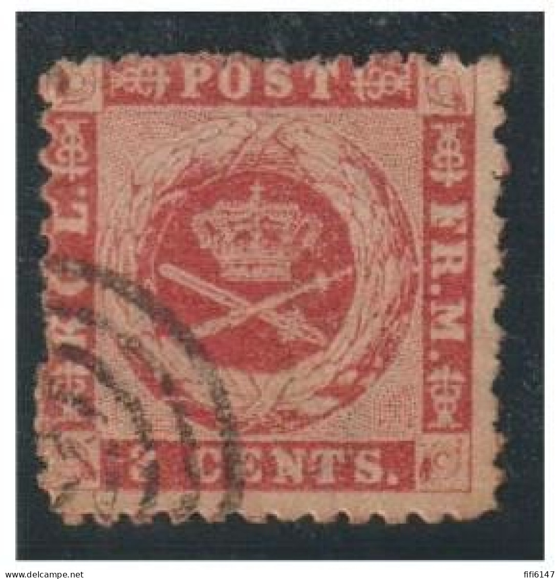 DANEMARK --West Indies --Facit N°3 --timbre 3 Cents Oblitéré - Danemark (Antilles)