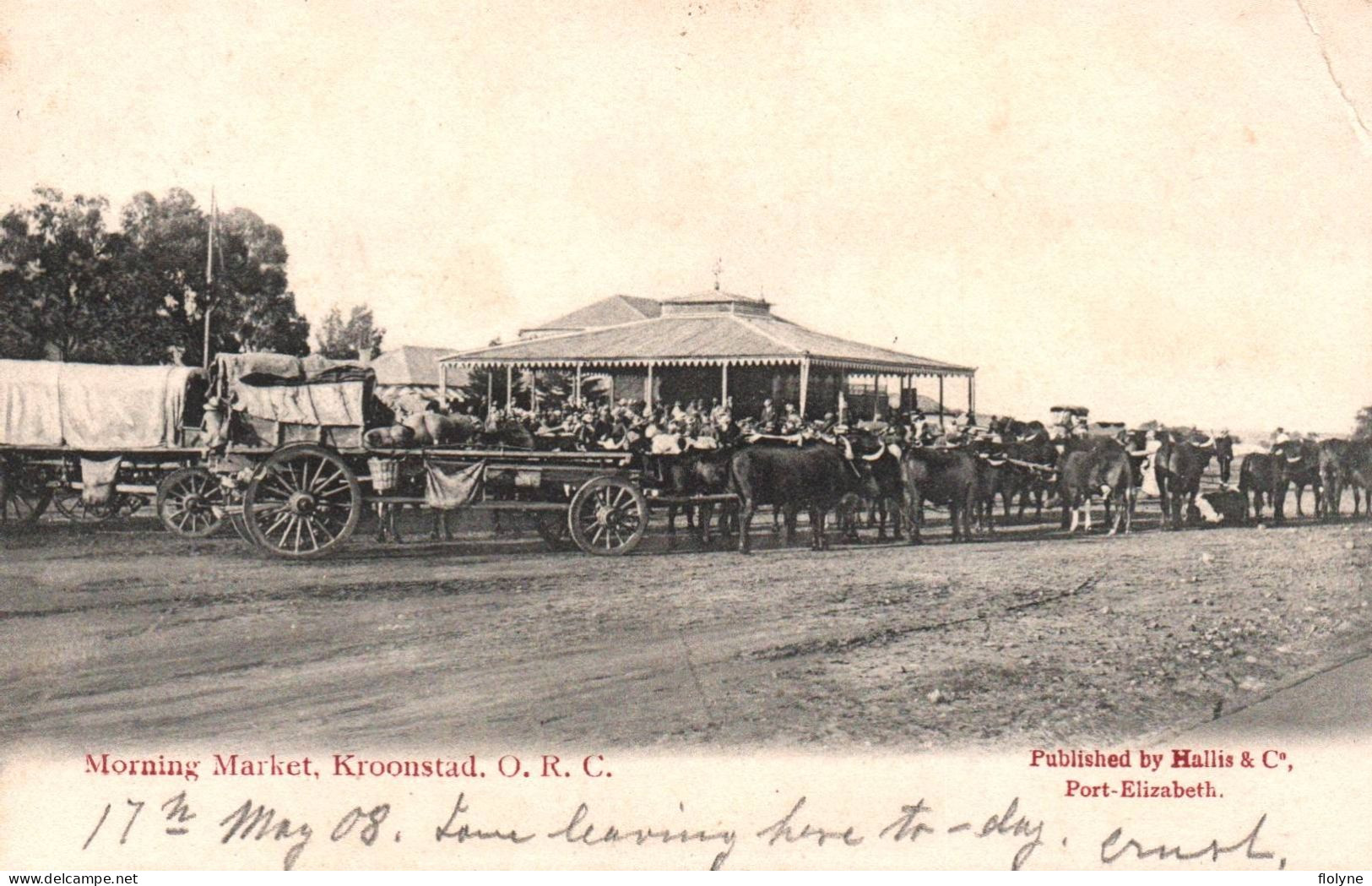 Kroonstad - Morning Market - Marché Attelage - Afrique Du Sud South Africa Transvaal - Zuid-Afrika