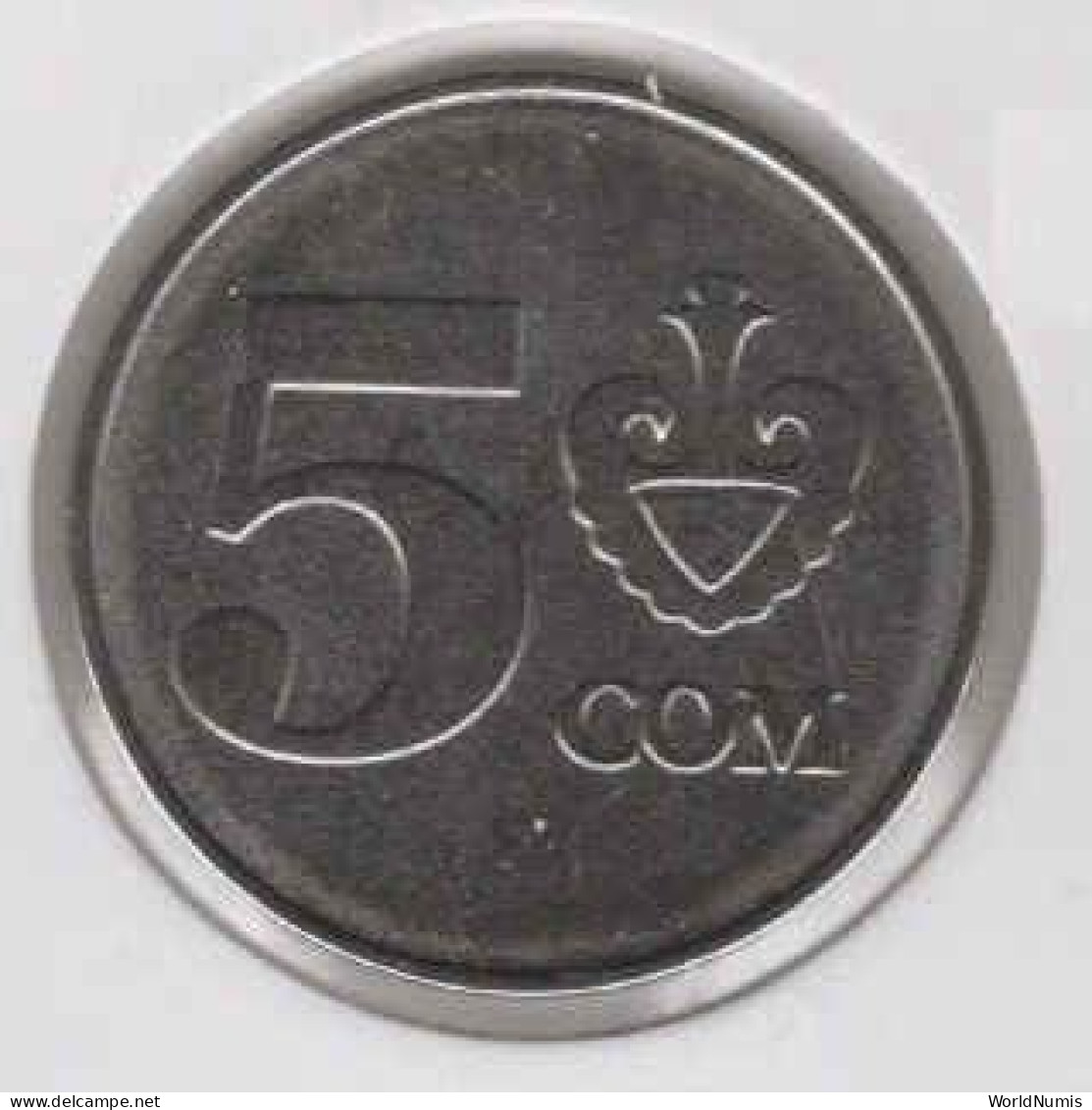 Kryrgystan - 5 Som 2008 - Kirghizistan