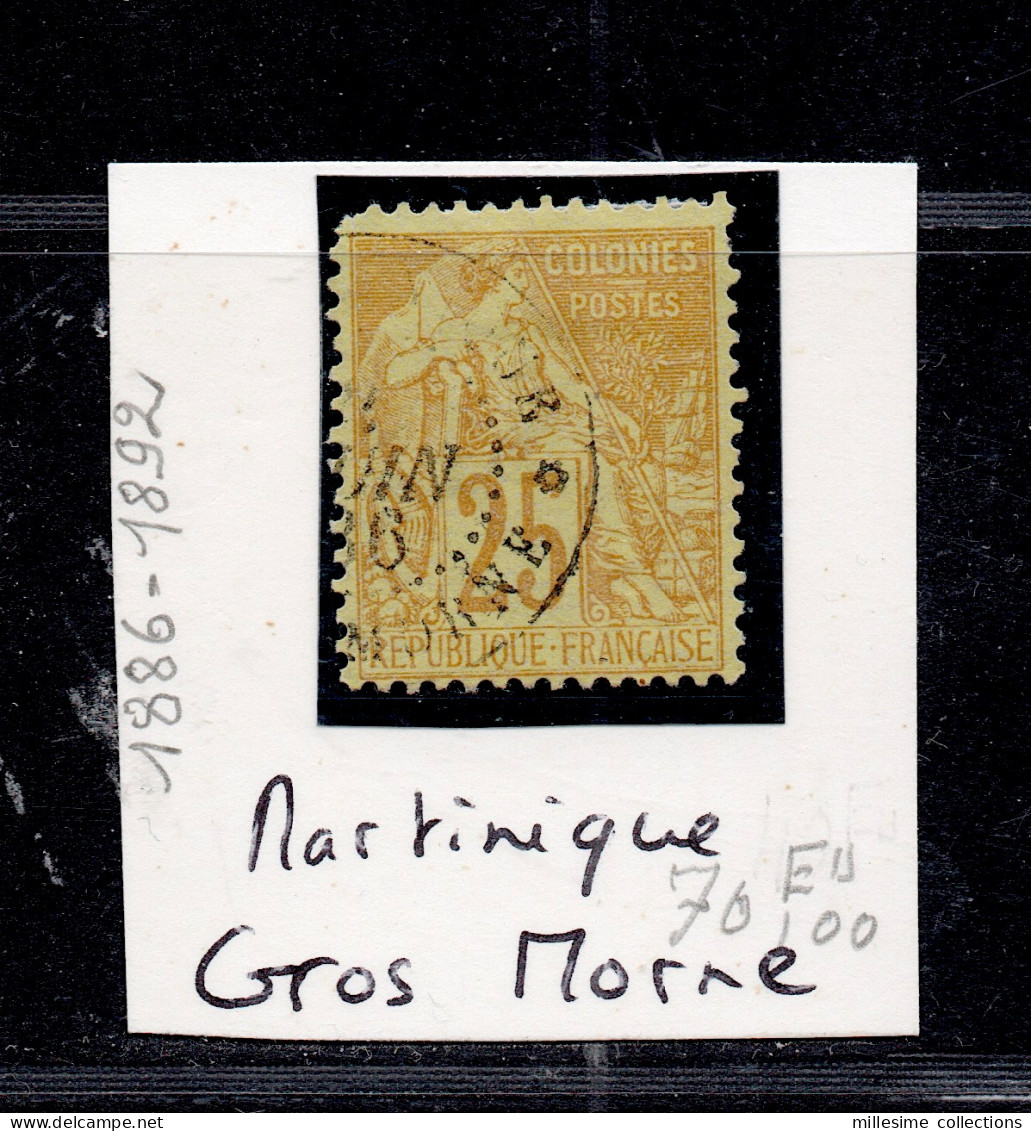 +COTE 70E / OBLIT MARTINIQUE  SUR TYPE DUBOIS COLONIE GENERALE - Alvin Norge