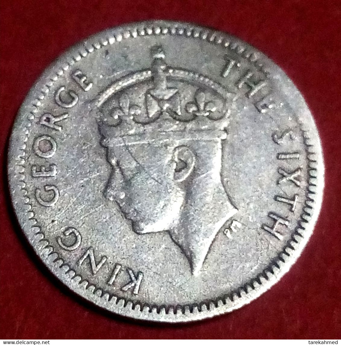 Southern Rhodesia . 3 Pence , 1951 , Km 20 , Agomeza - Rhodesien