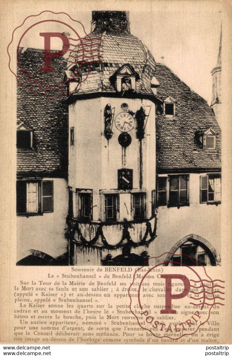 Souvenir De BENFELD Bas Rhin           France Frankrijk Francia - Benfeld