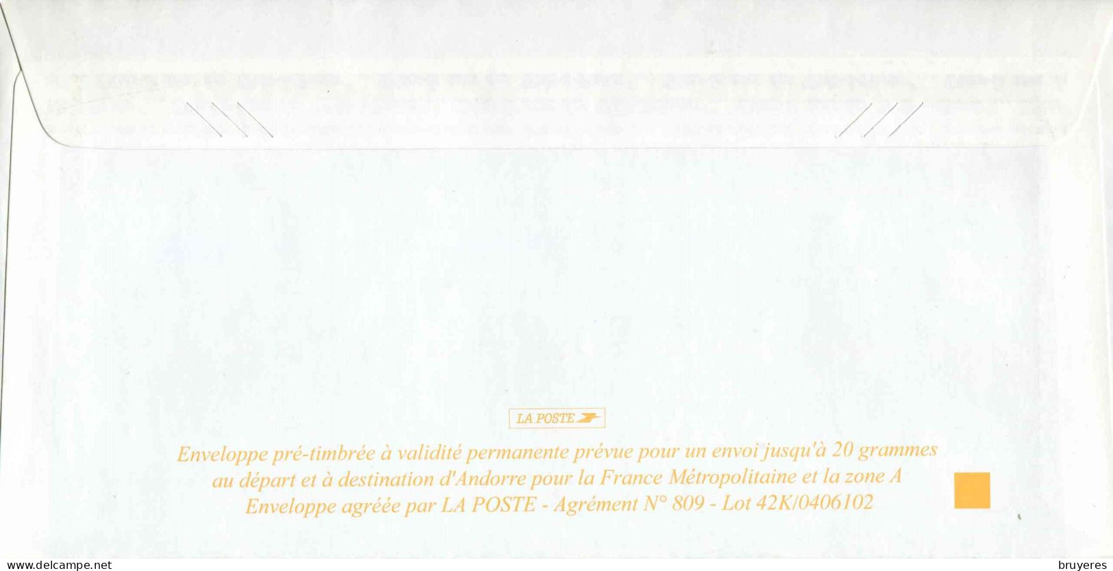 PAP Sur Papier Satiné Avec  Timbre "ARMOIRIES - LETTRE 20g" - Stamped Stationery & Prêts-à-poster
