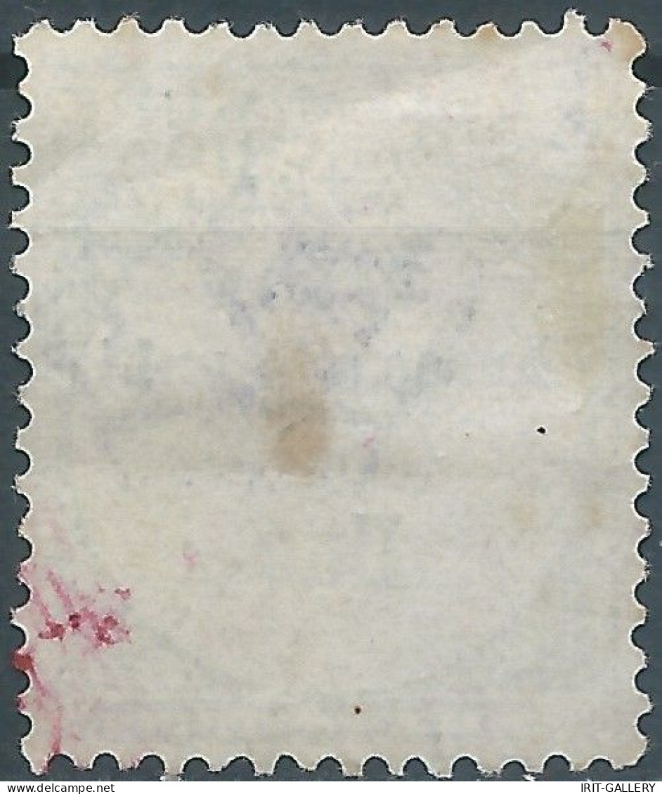 ITALIA-ITALY-ITALIEN,Kingdom Of Italy 1920 Revenue Stamp Fiscal Tax Lusso E Scambi ,Pesi.Misure,2Lire,Used - Fiscale Zegels