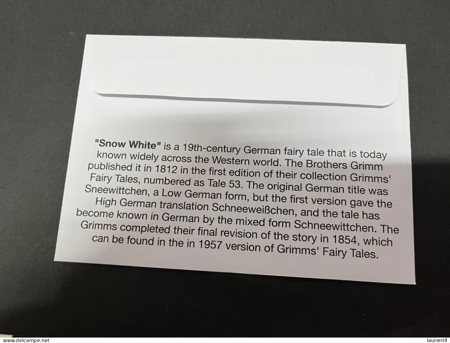 31-7-2023 (13 T 44) Australia - 2023 - Snow White - Fantasy Glades Snow White - Issued 29-8-2023 (Disney Centenary) - Brieven En Documenten