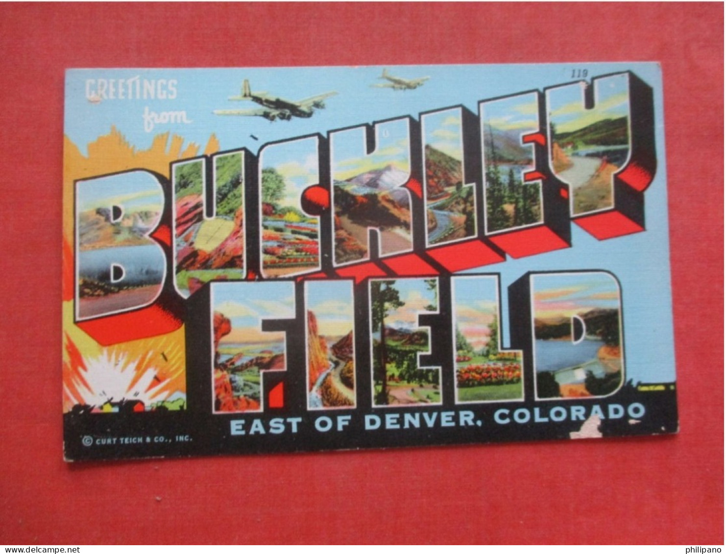 Buckley Field East Of  Denver Colorado > Denver   Scotch  Tape On Back  Ref 6169 - Denver