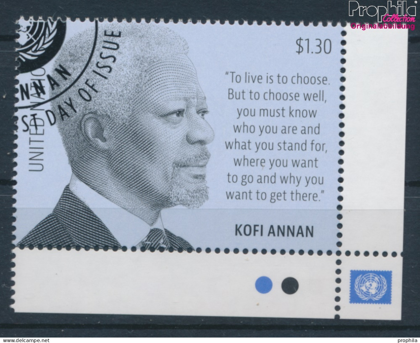 UNO - New York 1711 (kompl.Ausg.) Gestempelt 2019 Kofi Annan (10159935 - Oblitérés