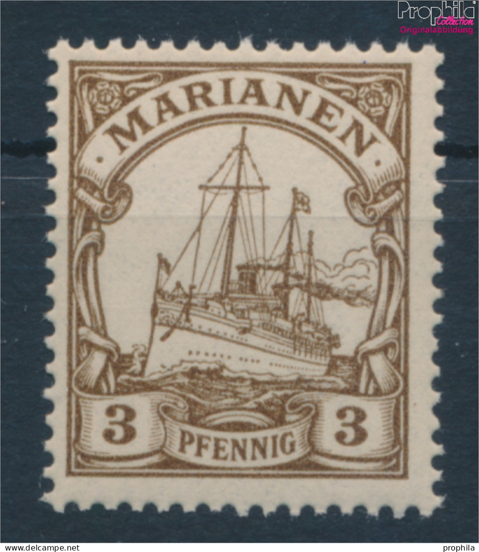 Marianen (Dt. Kolonie) 7 Postfrisch 1901 Schiff Kaiseryacht Hohenzollern (10181717 - Mariana Islands