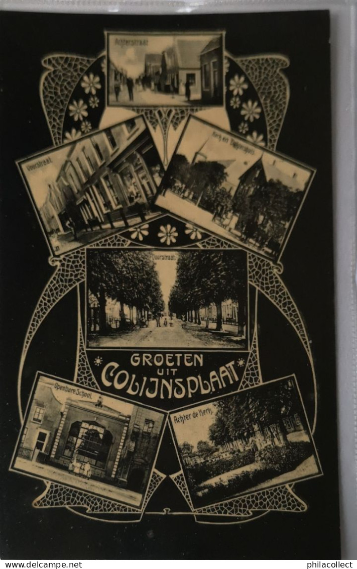 Colijnsplaat (Zld.) Oude Groeten Uit Kaart 1908 - Sonstige & Ohne Zuordnung