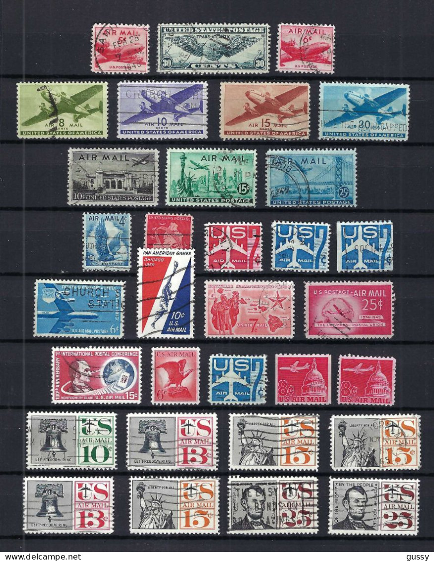 ETATS UNIS P.A. Ca.1951-70: Lot D'obl. - 3a. 1961-… Usados