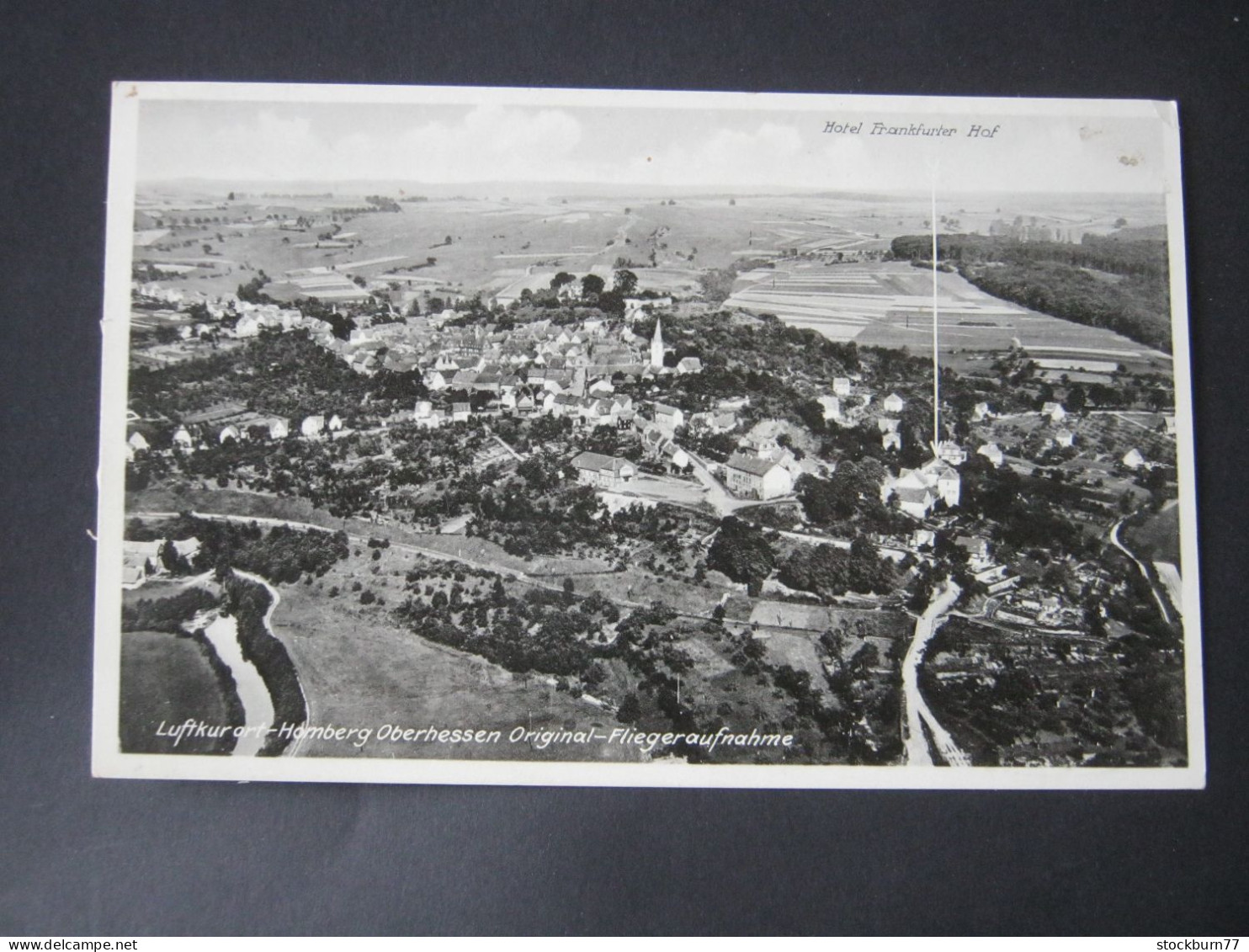 HOMBERG , Luftbild,  Seltene  Karte Um 1934 - Homberg