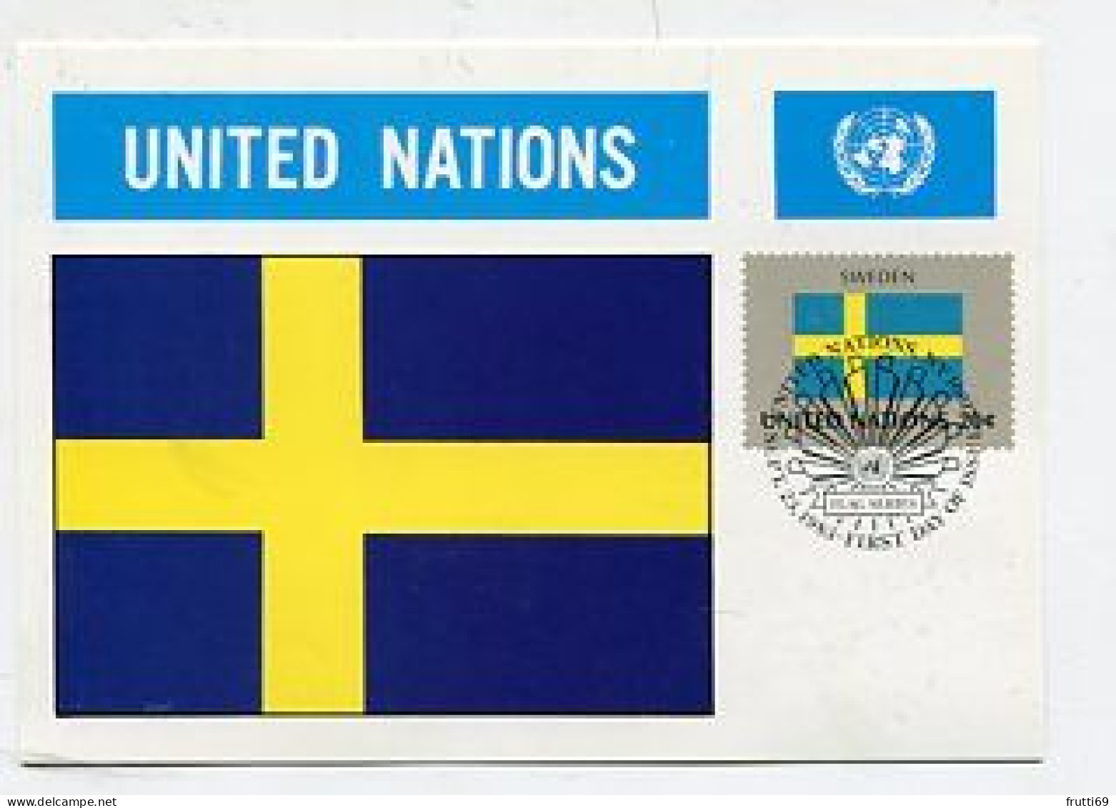 MC 158393 UNITED NATIONS - New York - Sweden - Maximum Cards