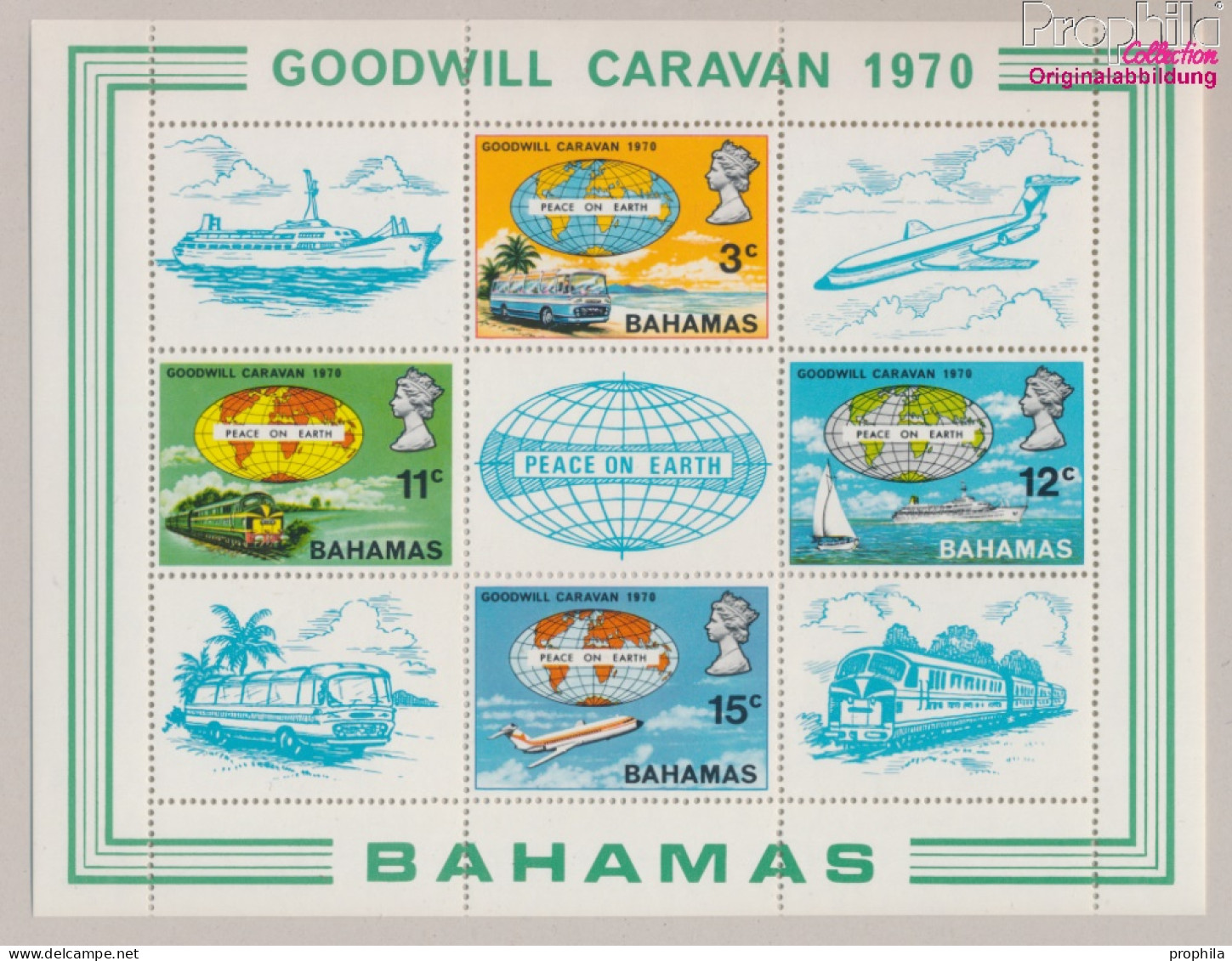 Bahamas Block2 (kompl.Ausg.) Postfrisch 1970 Tourismus (10161861 - Andere & Zonder Classificatie