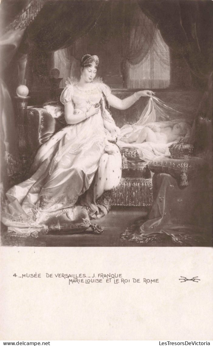 HISTOIRE - Musée De Versailles - J Franque - Marie Louise Et Le Roi De Rome -  Carte Postale Ancienne - Histoire