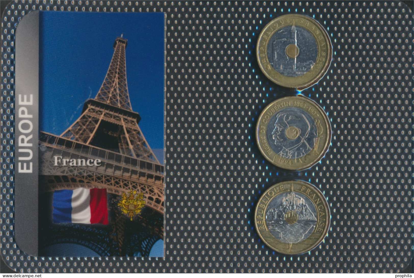 Frankreich Vorzüglich Kursmünzen Vorzüglich Ab 1992 3 X 20 Francs (10091493 - Otros & Sin Clasificación