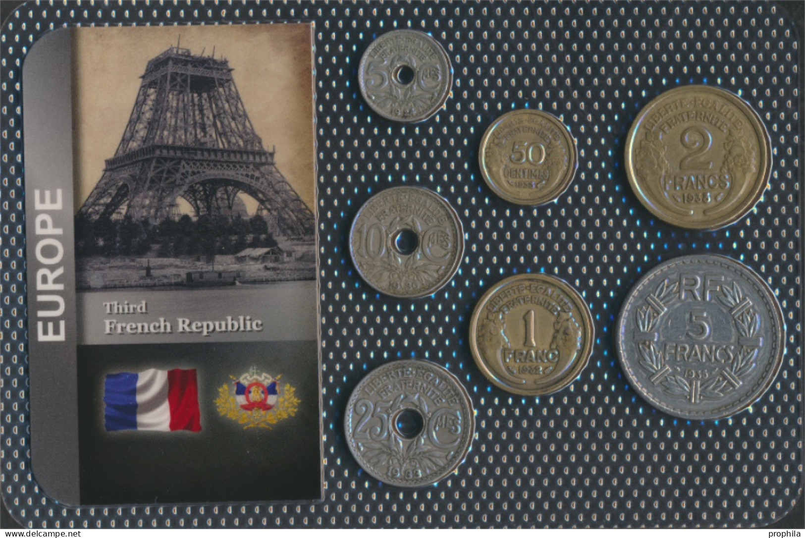 Frankreich Sehr Schön Kursmünzen Sehr Schön Ab 1919 5 Centimes Bis 5 Francs (10091476 - Autres & Non Classés