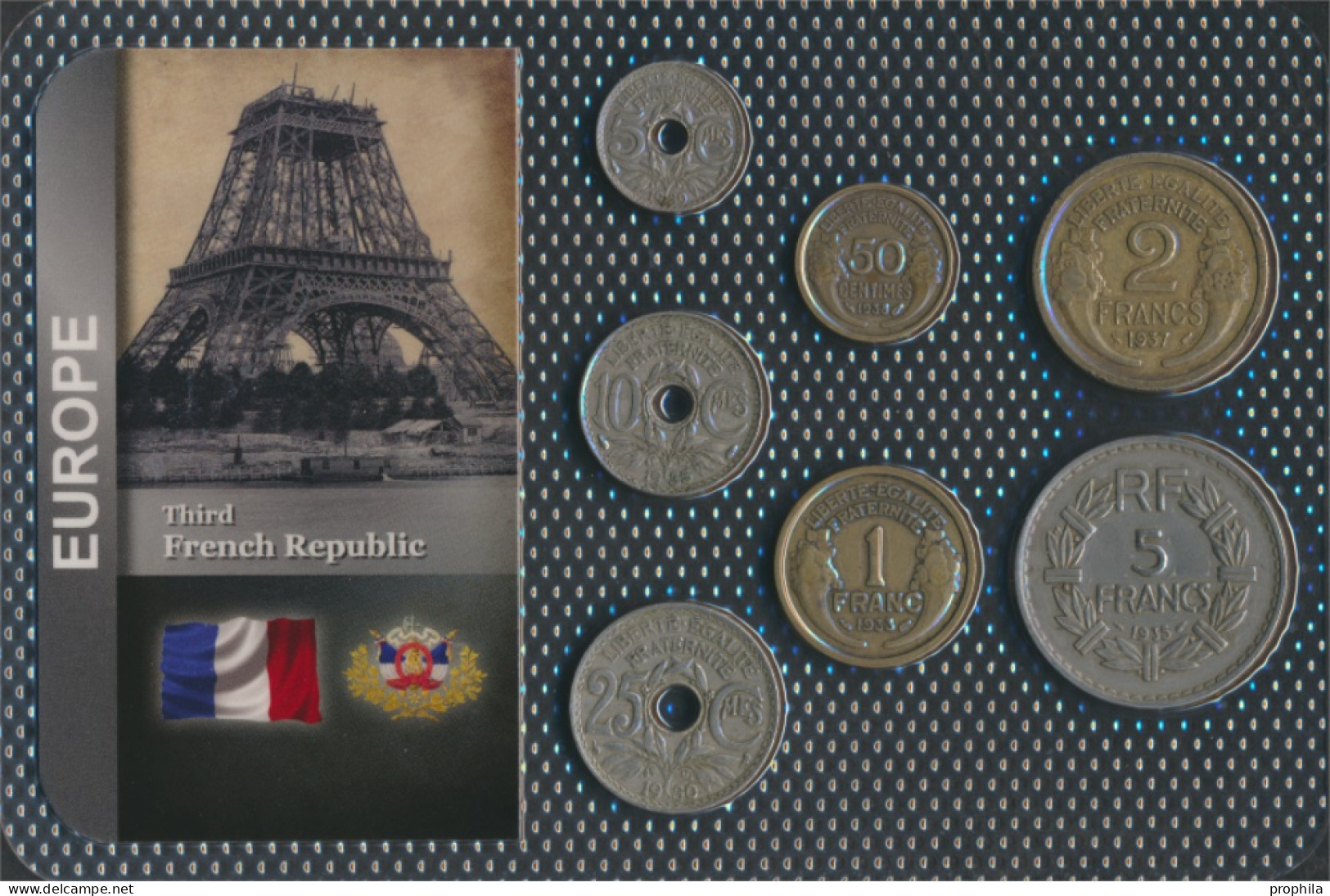 Frankreich Sehr Schön Kursmünzen Sehr Schön Ab 1919 5 Centimes Bis 5 Francs (10091478 - Other & Unclassified