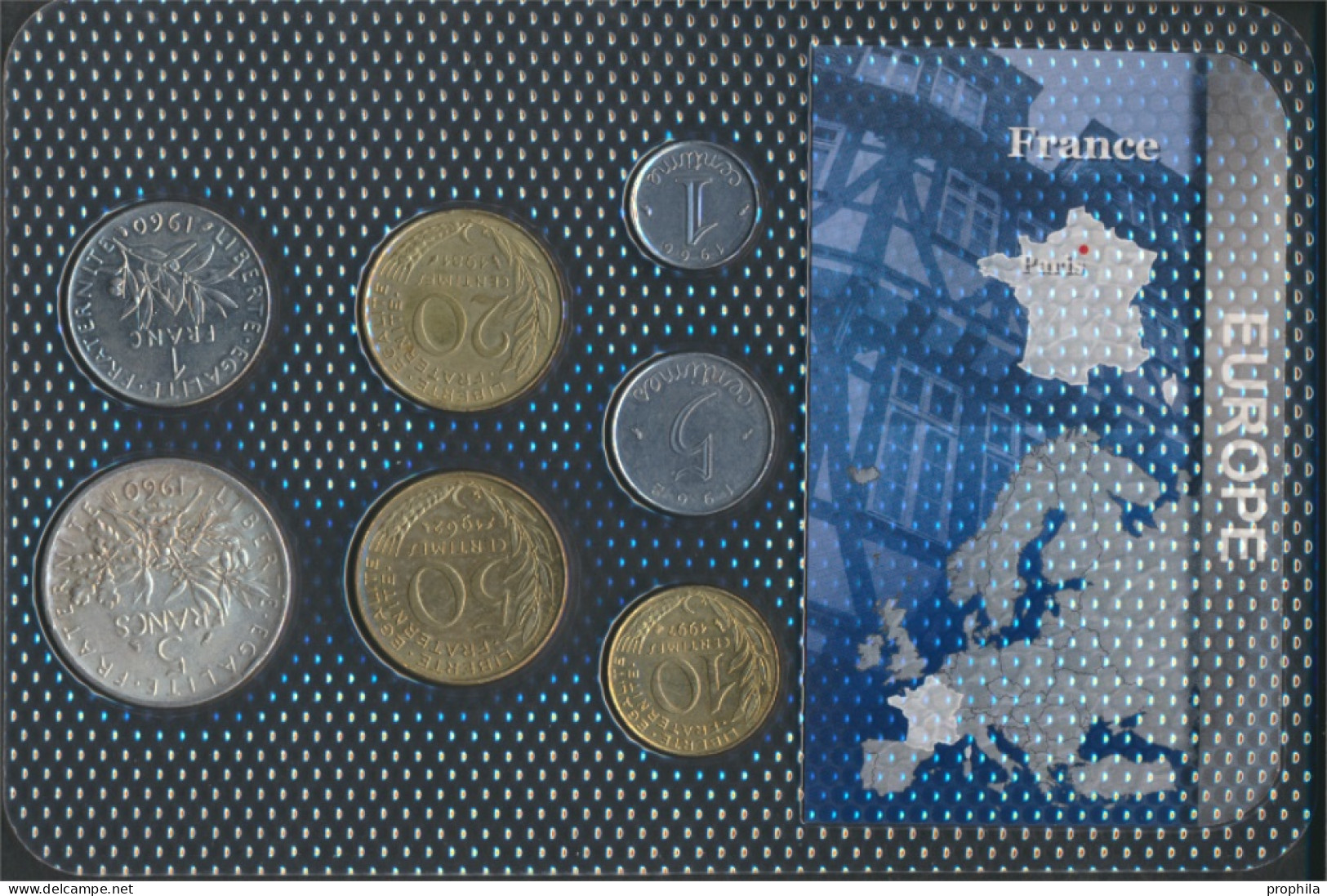 Frankreich Sehr Schön Kursmünzen Sehr Schön Ab 1960 1 Centimes Bis 5 Francs (10092200 - Autres & Non Classés