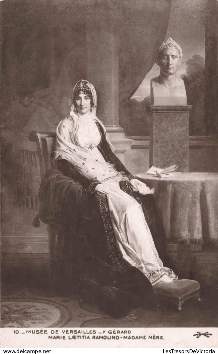 HISTOIRE - Musée De Versailles - F Gérard - Marie Laetitia Ramolino - Madame Mère -  Carte Postale Ancienne - History