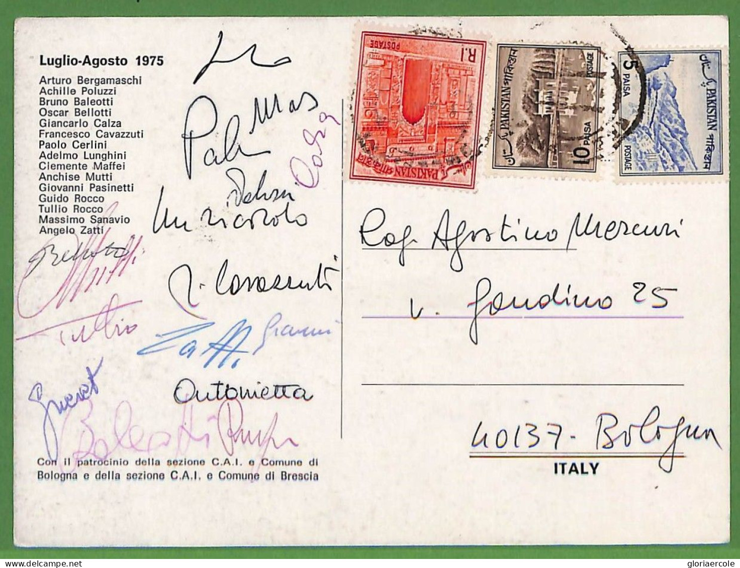 Ae3407 - PAKISTAN - POSTAL HISTORY - Mountaineering EXPEDITION To KARAKORUM 1975 - Arrampicata