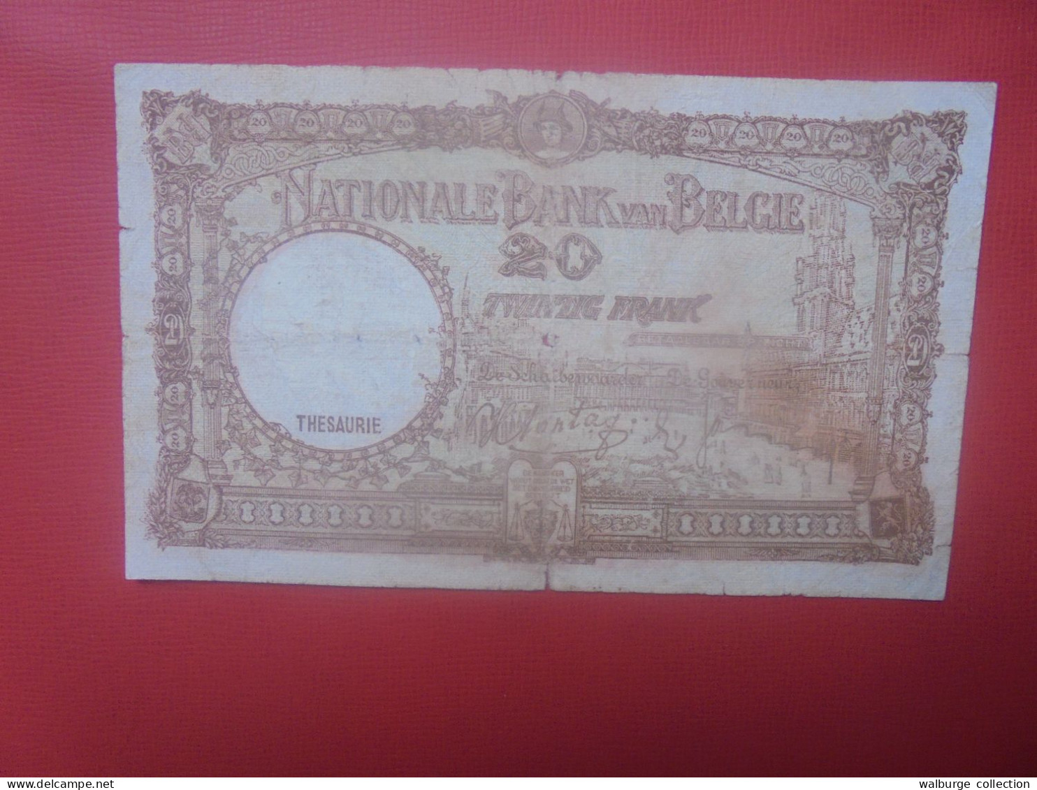BELGIQUE 20 Francs 10-2-1940 Circuler (B.18) - 20 Francos