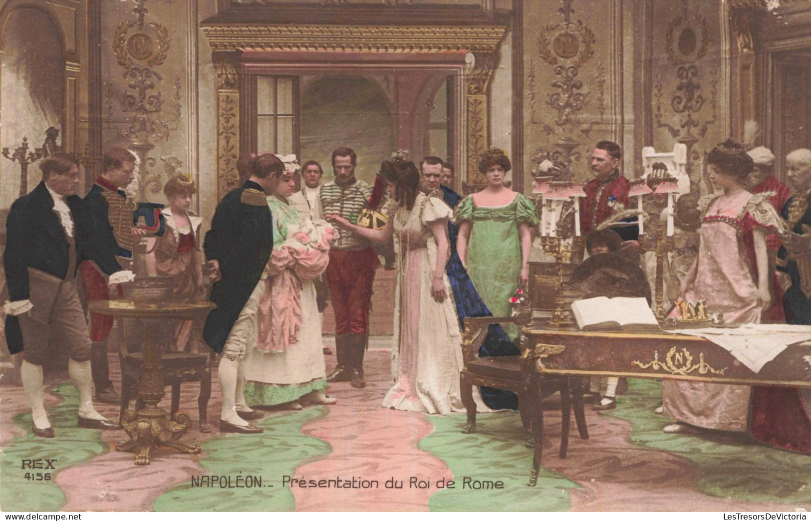 HISTOIRE - Napoléon - Présentation Du Roi De Rome - Colorisé -  Carte Postale Ancienne - Histoire