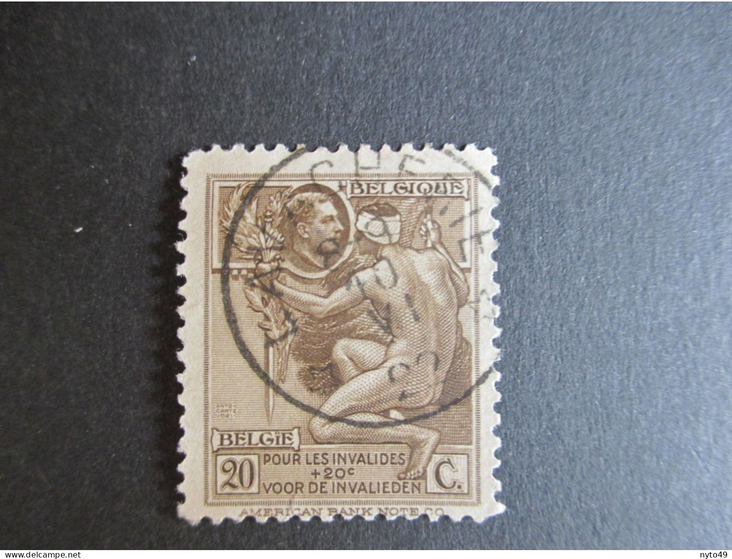 Nr 189 - Oorlogsinvaliden - Centrale Stempel Lavacherie - Used Stamps
