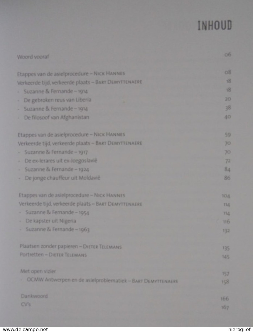 VERKEERDE TIJD / VERKEERDE PLAATS Ontmoetingen Met Vluchtelingen / Van WERELDOORLOG I Tot Asielzoekers Nu - Guerre 1914-18