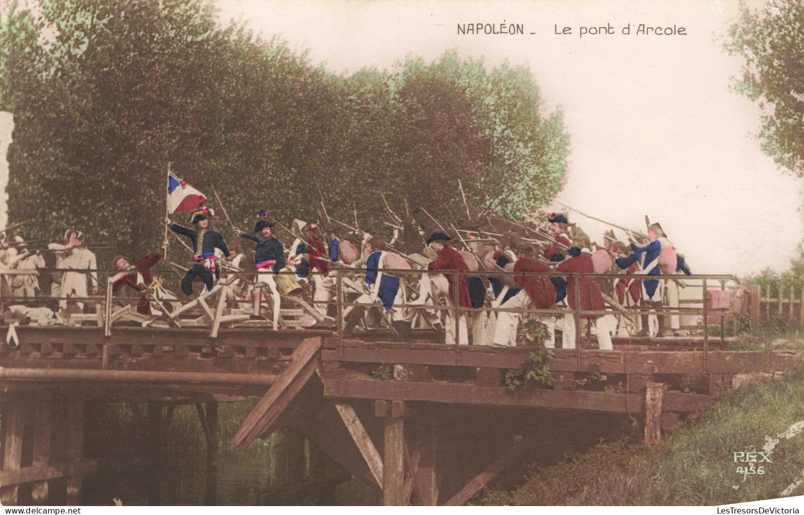 HISTOIRE - Napoléon - Le Pont D'Arcole - Colorisé -  Carte Postale Ancienne - History