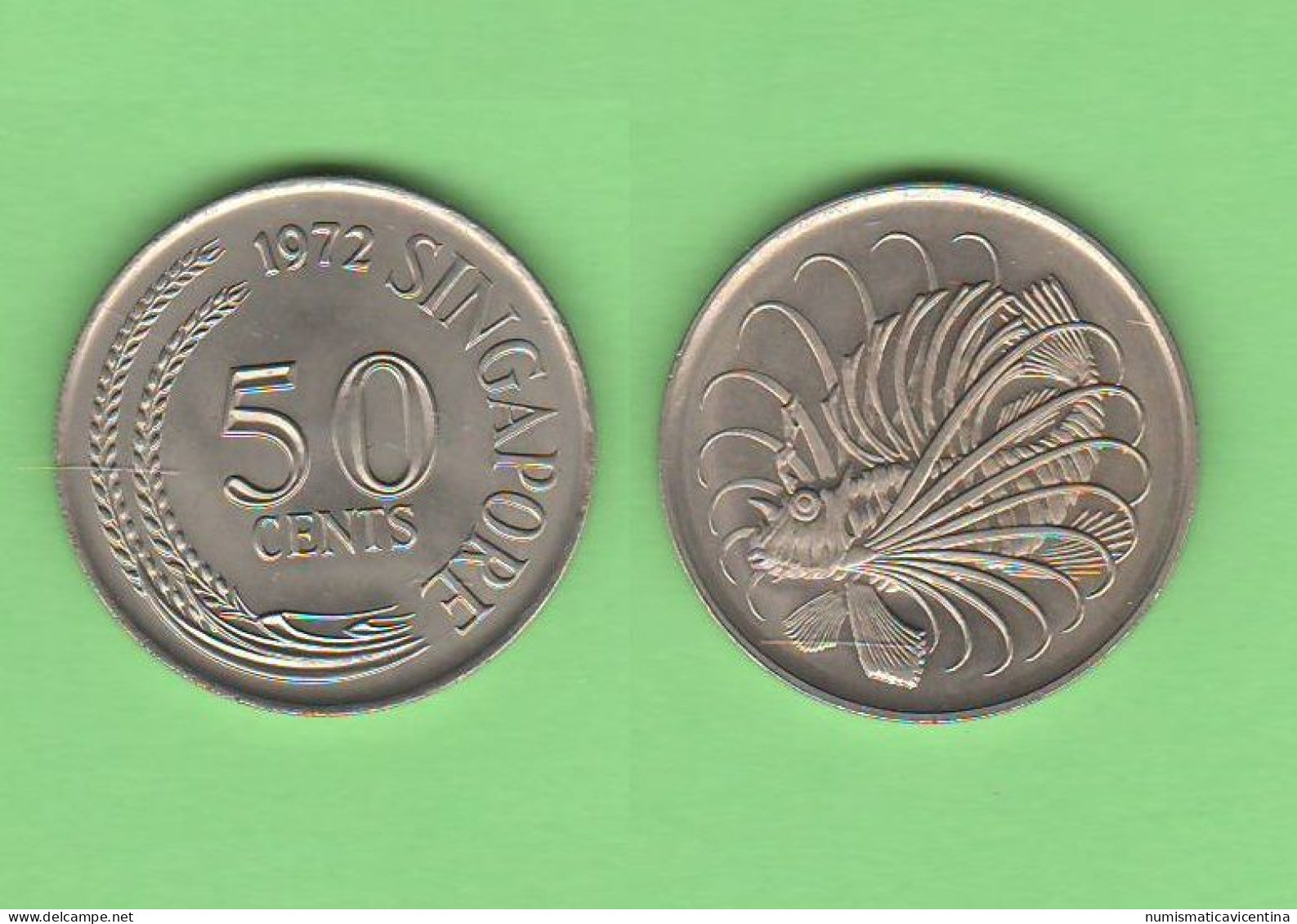 SINGAPORE Singapura 50 Cents 1972 - Singapore