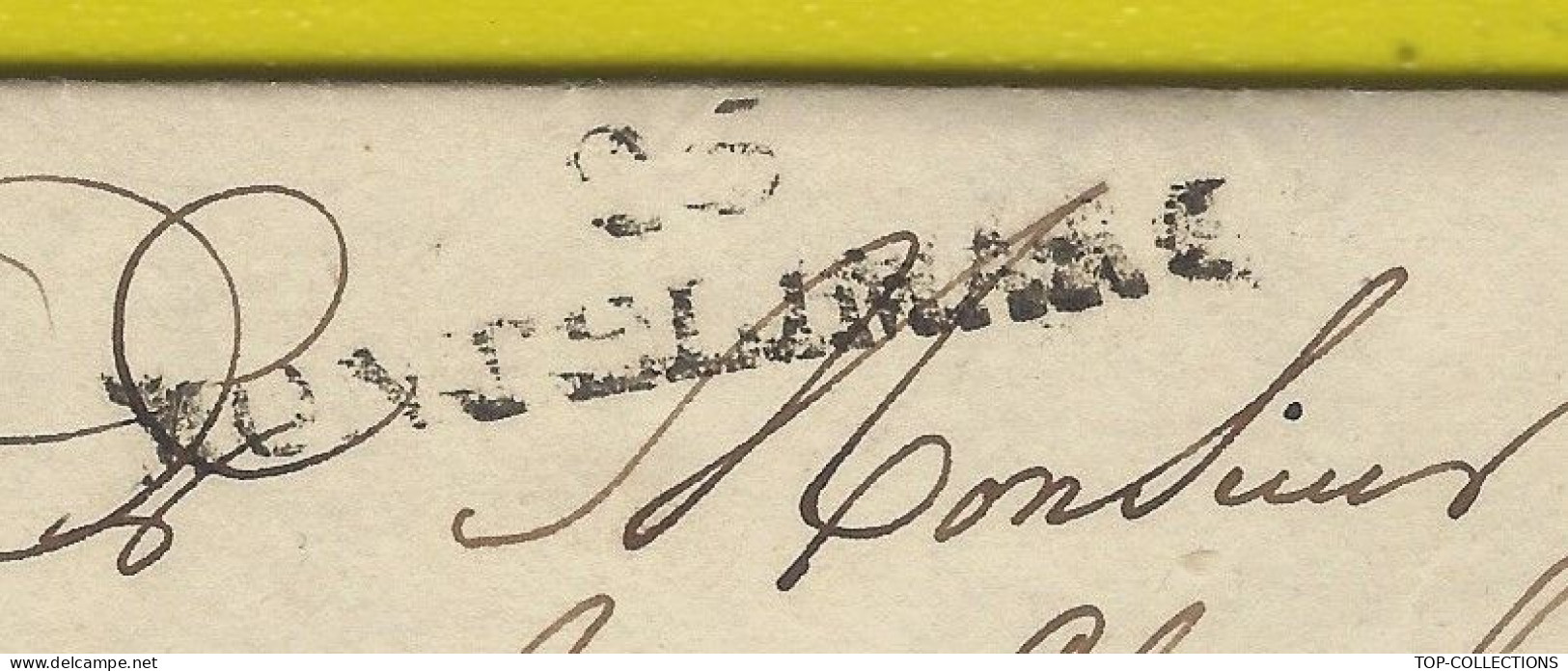 1827 Charayon Fils Cadet  à Montelimar Sign. Maçonnique Pour Roux Négociant Dieulefit Drome NEGOCE FINANCE V.HISTORIQUE - 1800 – 1899