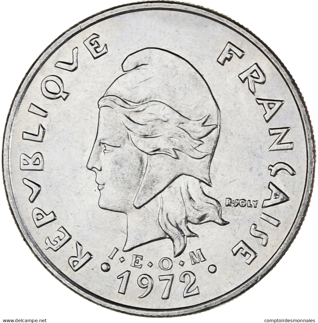 Monnaie, Nouvelle-Calédonie, 20 Francs, 1972, Paris, SUP, Nickel, KM:12 - New Caledonia