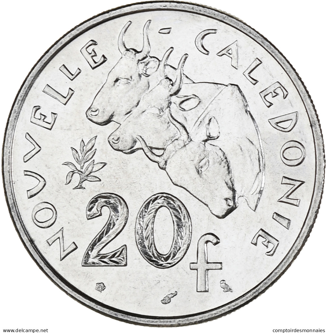 Monnaie, Nouvelle-Calédonie, 20 Francs, 1972, Paris, SUP, Nickel, KM:12 - New Caledonia