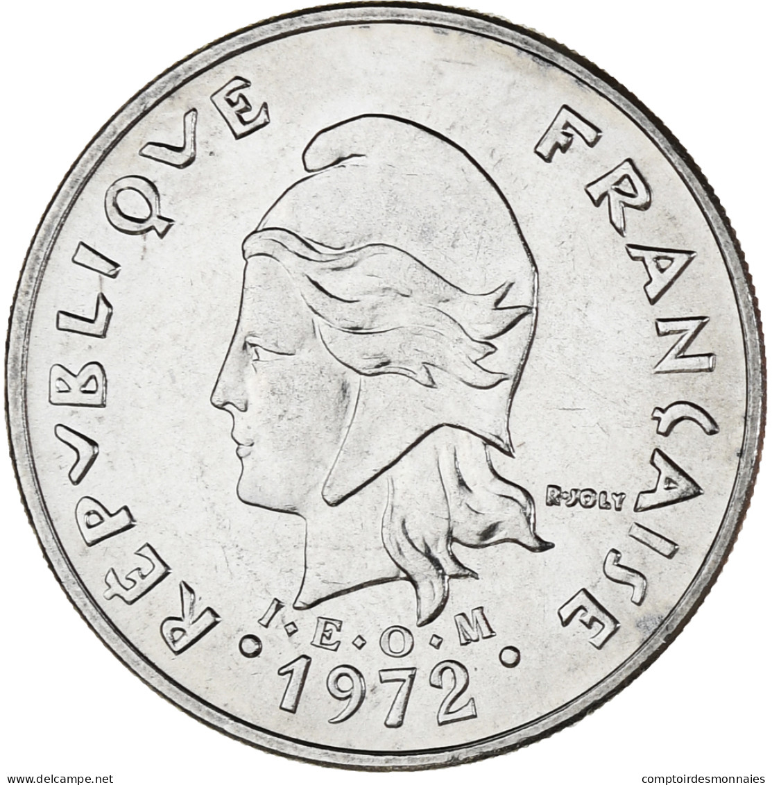 Monnaie, Polynésie Française, 20 Francs, 1972, Paris, SUP, Nickel, KM:9 - Polinesia Francesa