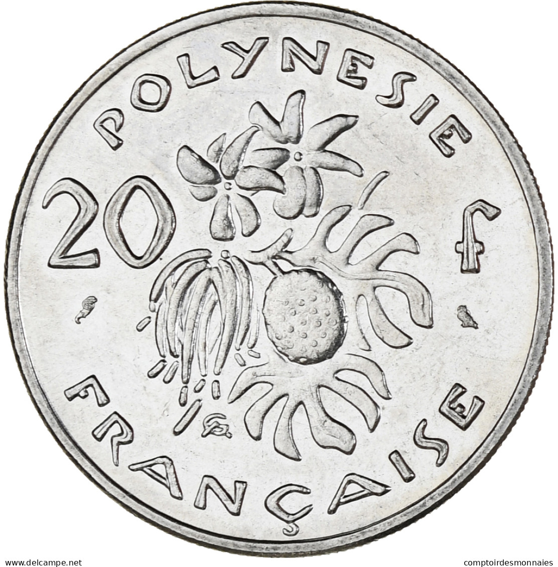 Monnaie, Polynésie Française, 20 Francs, 1972, Paris, SUP, Nickel, KM:9 - Polinesia Francesa