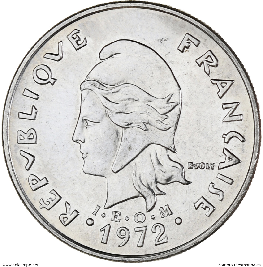 Monnaie, Nouvelle-Calédonie, 20 Francs, 1972, Paris, SUP, Nickel, KM:12 - New Caledonia