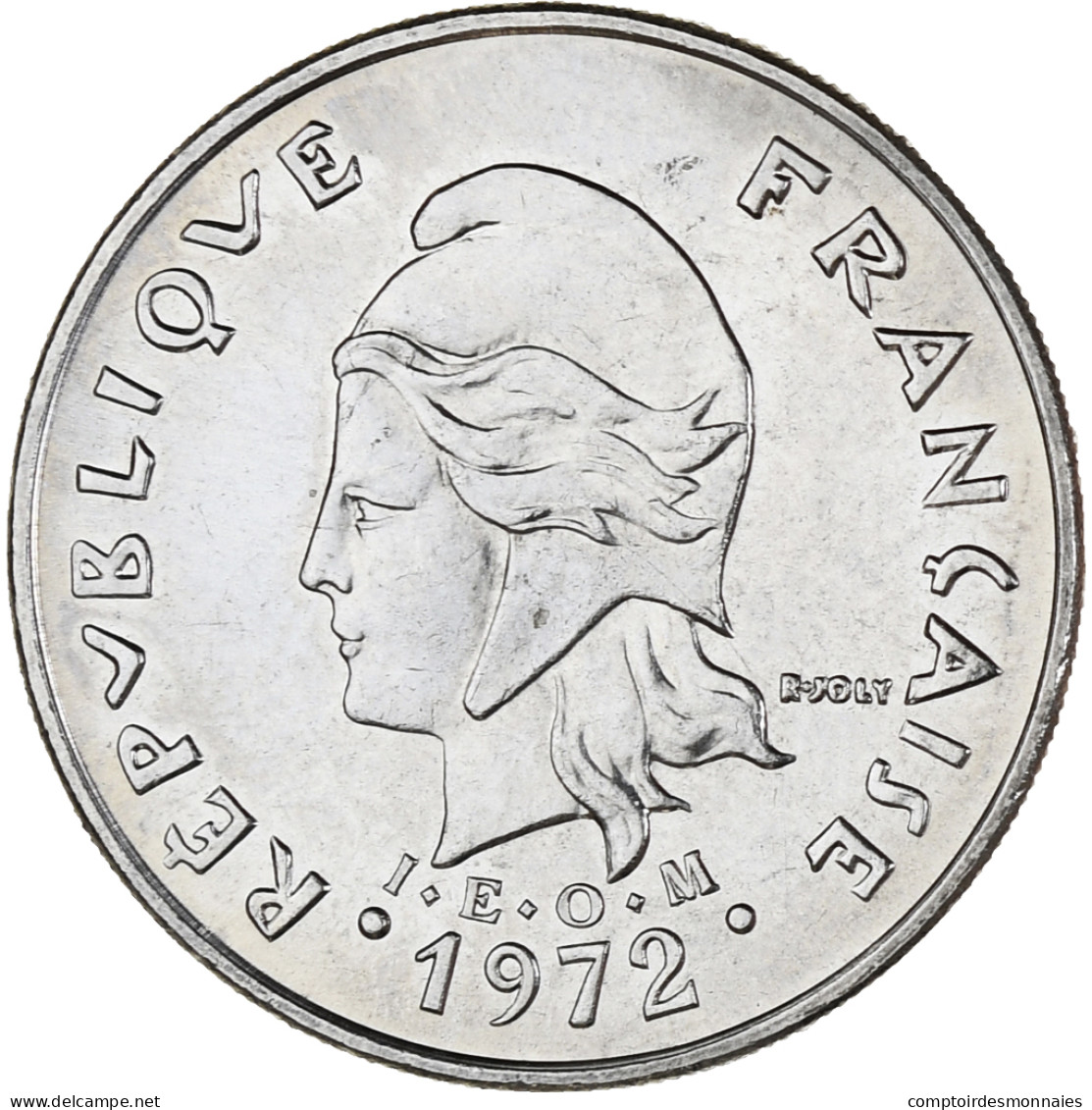 Monnaie, Nouvelle-Calédonie, 20 Francs, 1972, Paris, SUP, Nickel, KM:12 - Nouvelle-Calédonie