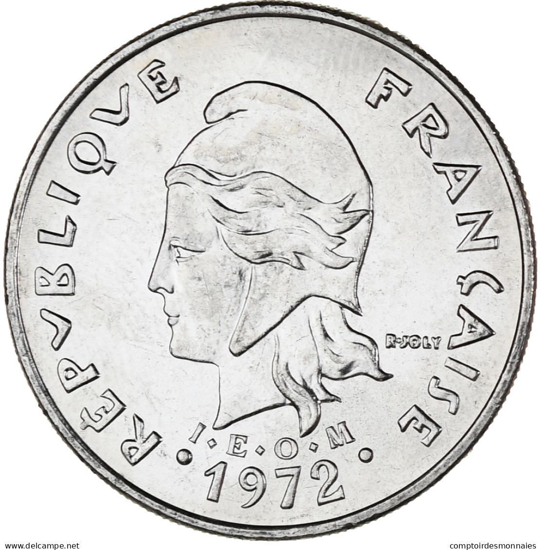 Monnaie, Nouvelle-Calédonie, 20 Francs, 1972, Paris, SUP, Nickel, KM:12 - Nouvelle-Calédonie