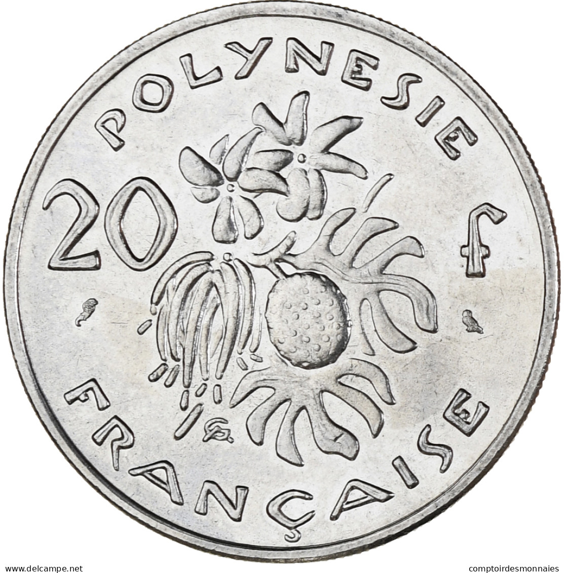 Monnaie, Polynésie Française, 20 Francs, 1972, Paris, SUP, Nickel, KM:9 - Polynésie Française