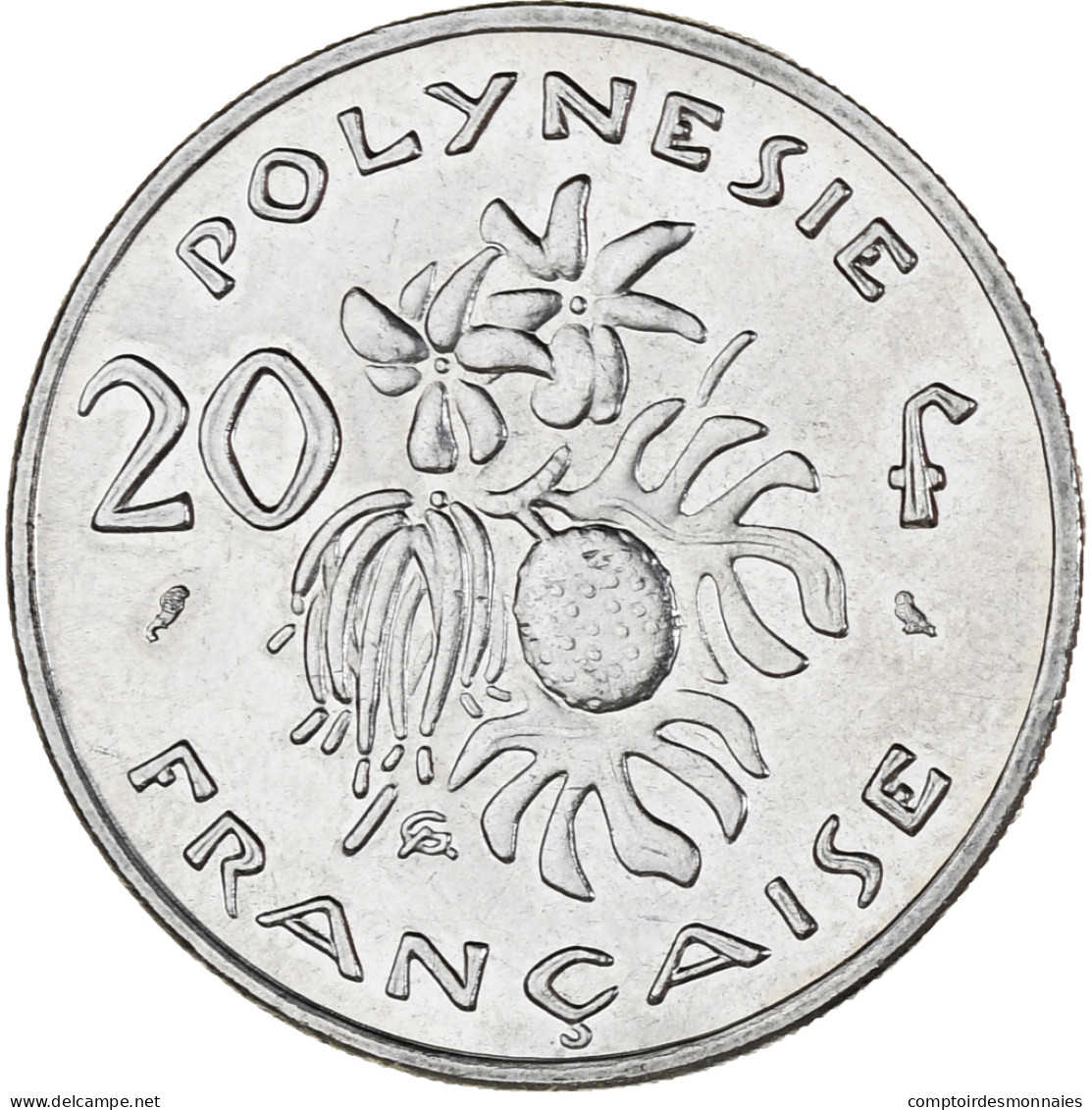 Monnaie, Polynésie Française, 20 Francs, 1972, Paris, SUP, Nickel, KM:9 - Polynésie Française