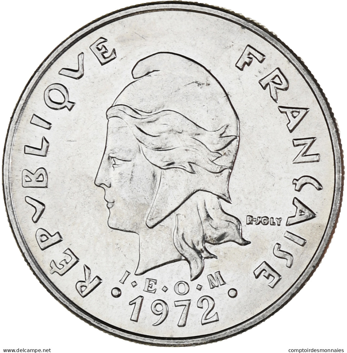 Monnaie, Nouvelle-Calédonie, 20 Francs, 1972, Paris, SUP, Nickel, KM:12 - Nouvelle-Calédonie