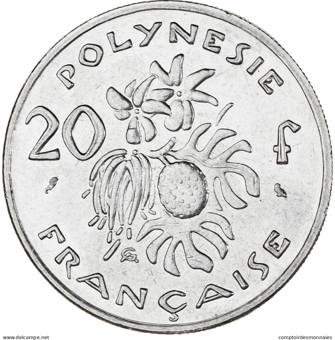 Monnaie, Polynésie Française, 20 Francs, 1972, Paris, SUP, Nickel, KM:9 - French Polynesia