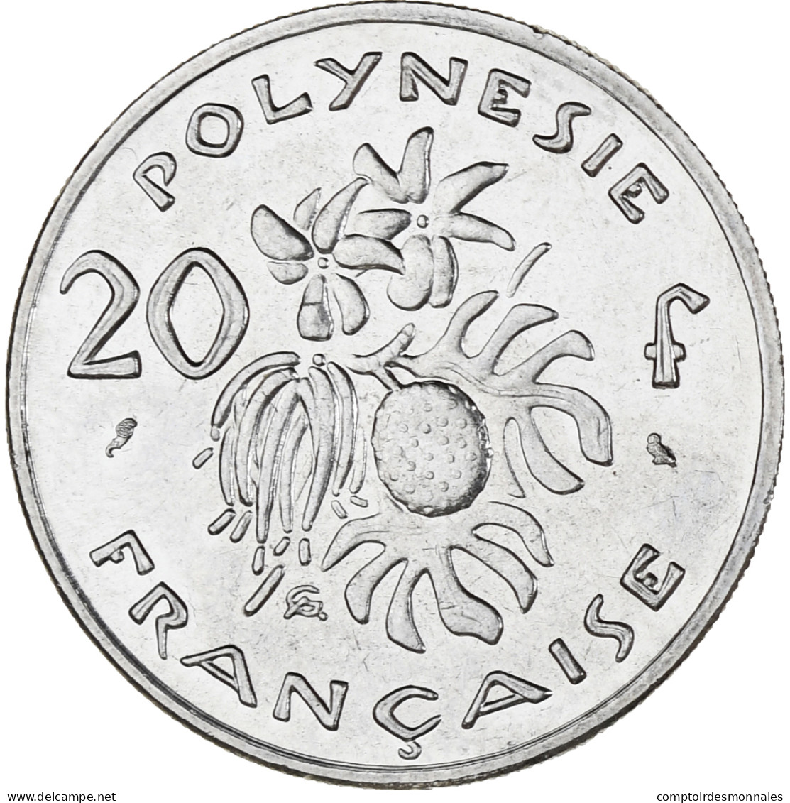 Monnaie, Polynésie Française, 20 Francs, 1972, Paris, SUP, Nickel, KM:9 - Polynésie Française