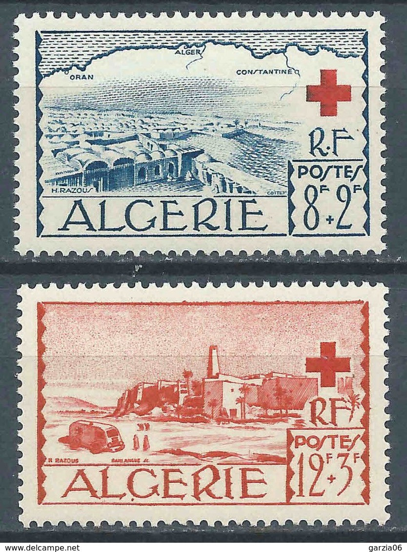 Algerie - 1952 - Croix Rouge - N° 300/301 - Neufs** - MNH - Neufs