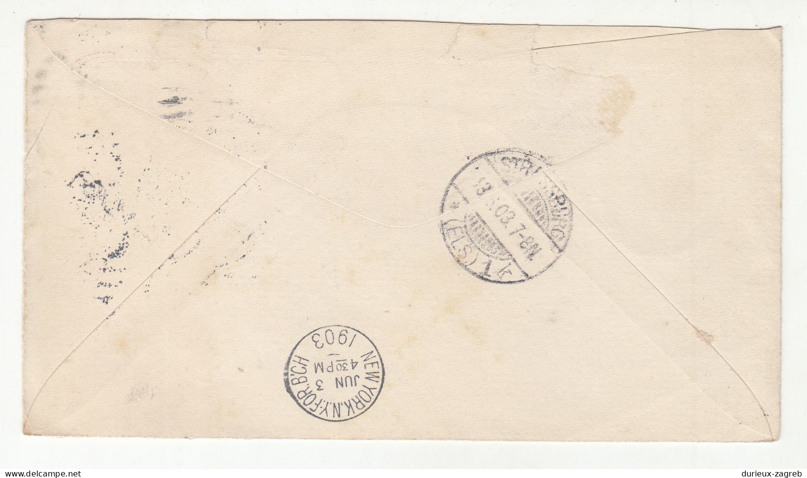 Case School Of Applied Science Preprinted Postal Stationery Letter Cover Posted 1903 To Germany - Uprated B230810 - 1901-20