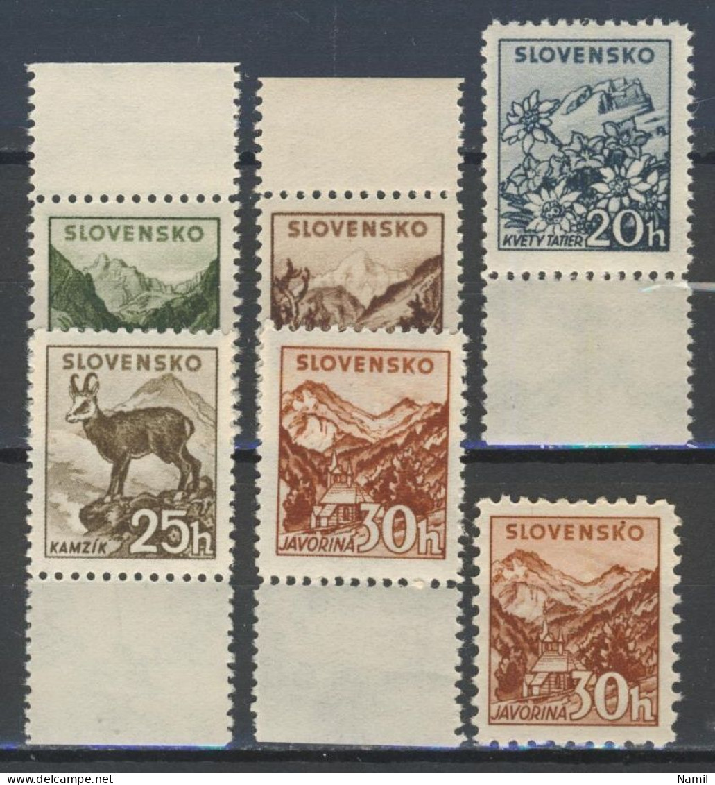 Slovaquie 1940 Mi 71-5 A+B (Yv 39-43), (MNH)** - Nuevos