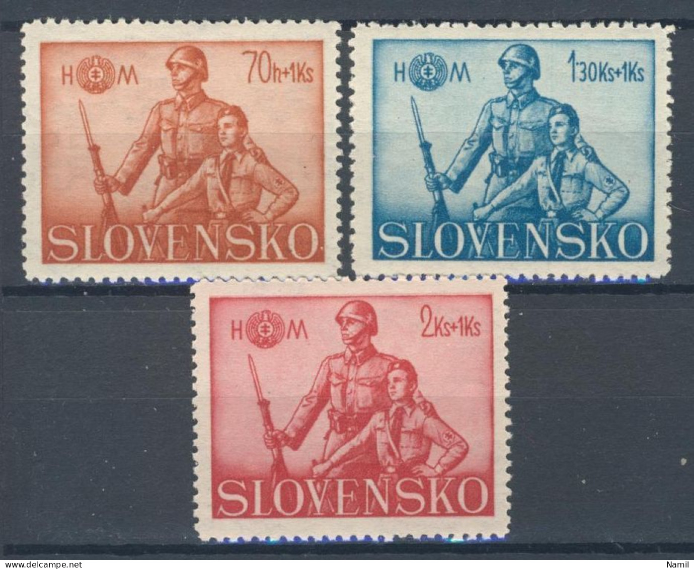 Slovaquie 1942 Mi 94-6 (Yv 64-6), (MNH)** - Ungebraucht