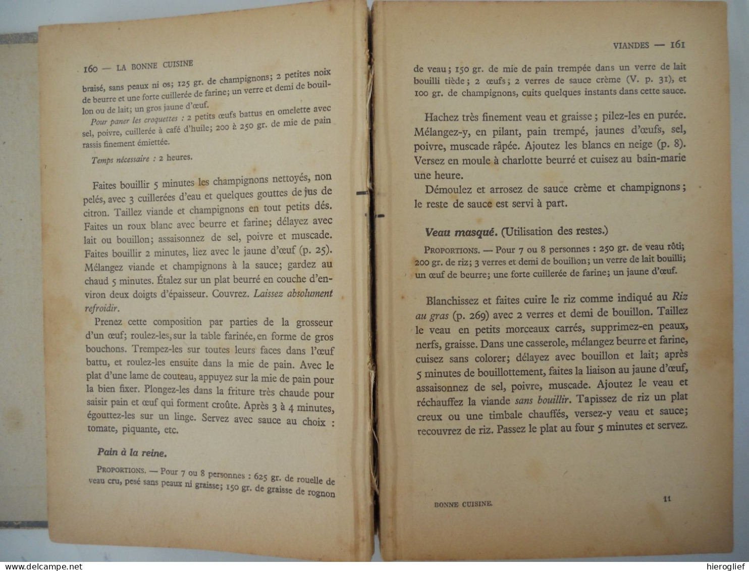 La Bonne Cuisine de Mme E. SAINT-ANGE 800 recettes et 500 menus Paris Larousse 22e édition