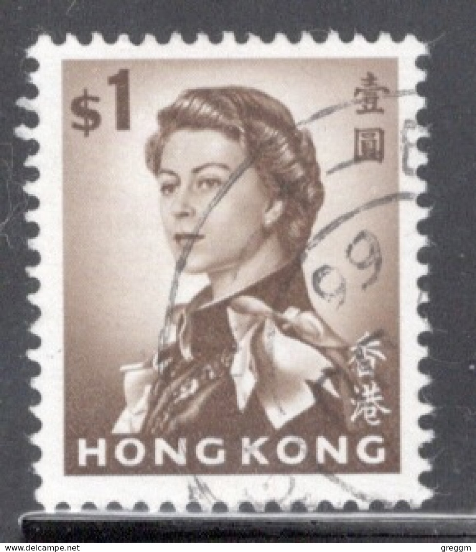 Hong Kong 1962-66 Queen Elizabeth A Single $1 Stamp From The Definitive Set In Fine Used - Used Stamps